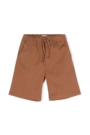 brown cotton shorts PAOLO PECORA KIDS | PP3613CAPPU